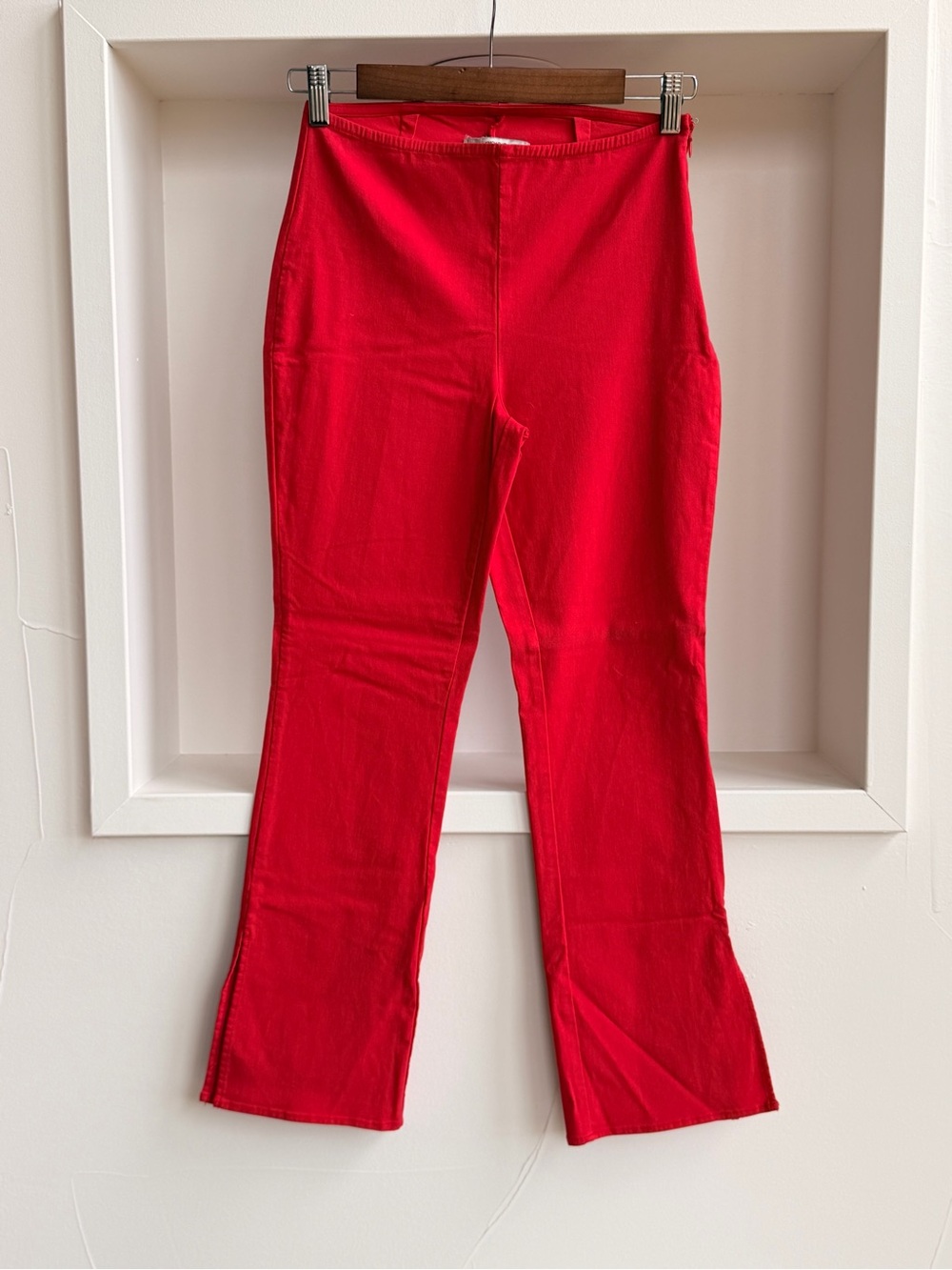 Kimchi Blue Bright Red Bootcut Stretch Pants